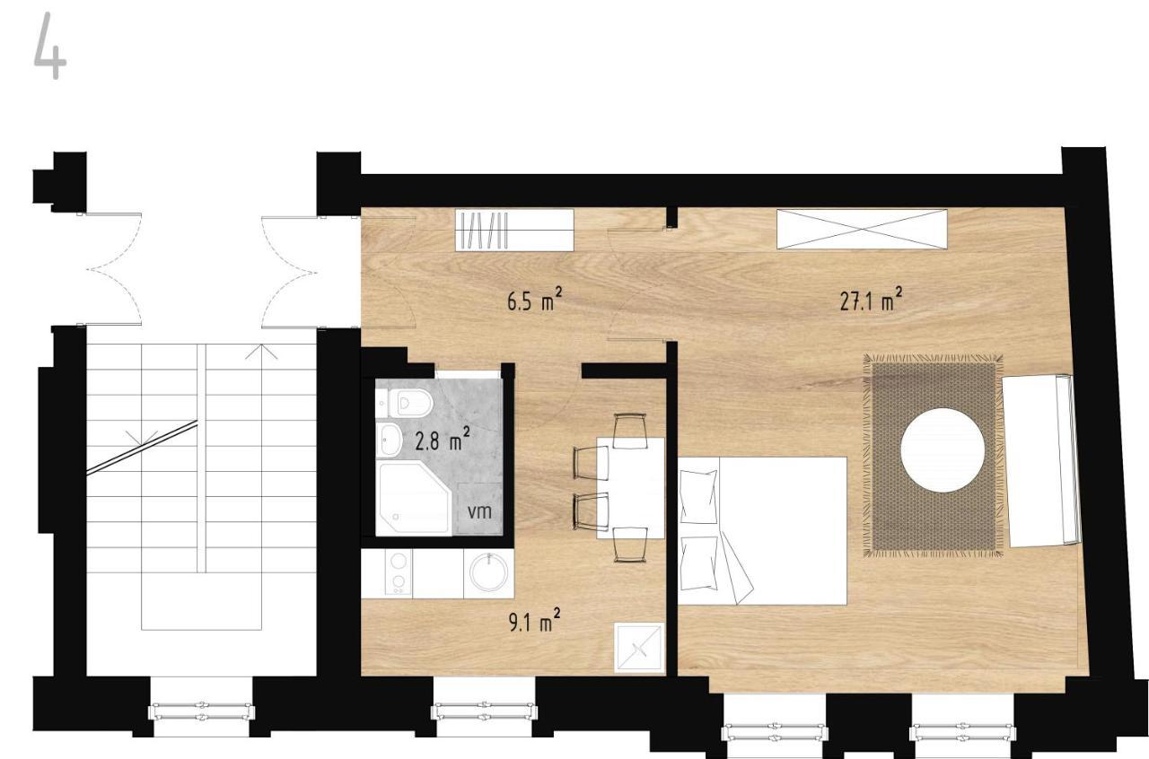 Appartement Cozy Storie's Ap, 47sqm, Renovated 2020, Free Parking